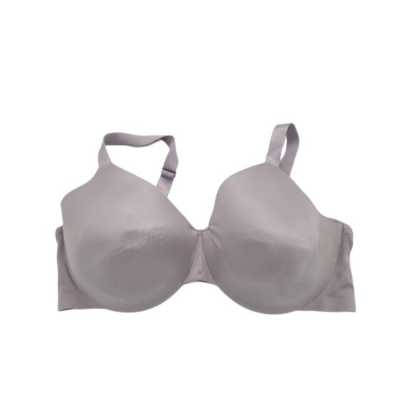 Vanity Fair Nearly Invisible Lavender Full Figure Underwire Bra Size 42DD - Picture 1 of 6